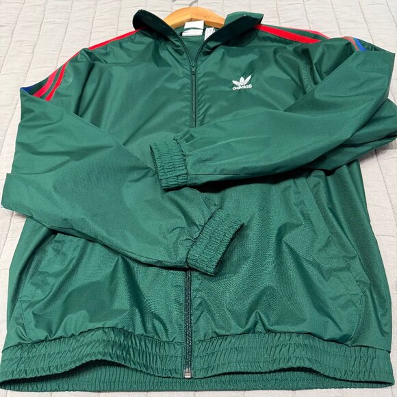 ADIDAS GREEN TRACK JACKET S - Picture 9 of 10